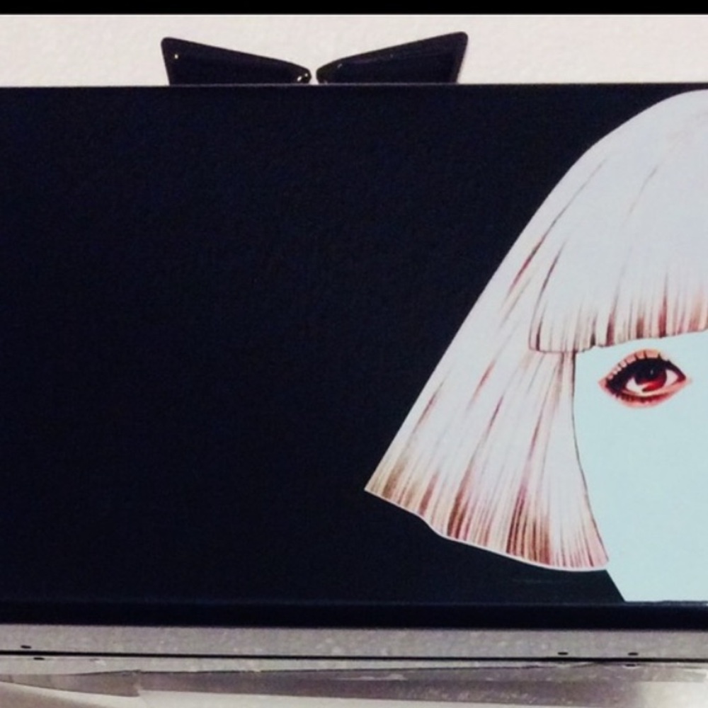 Lady Gaga Elton John Love Bravery Clutch Purse Patches Y2K